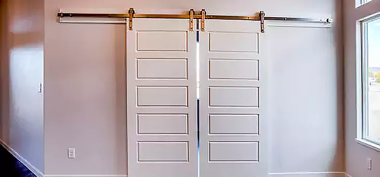 Glass Barn Door with Installation Hardware Kit Claremont