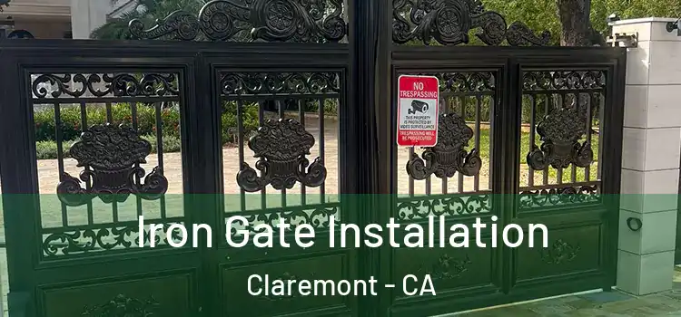 Iron Gate Installation Claremont - CA